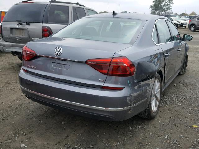 1VWBA7A32JC000750 - 2018 VOLKSWAGEN PASSAT SE GRAY photo 4