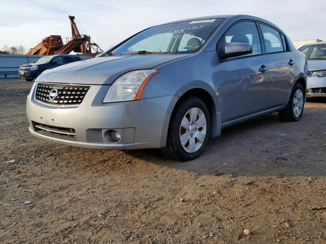 3N1AB61E48L705493 - 2008 NISSAN SENTRA 2.0 GRAY photo 2