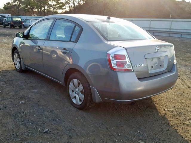 3N1AB61E48L705493 - 2008 NISSAN SENTRA 2.0 GRAY photo 3