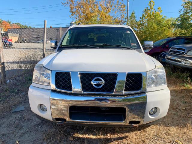 5N1AA08B75N727181 - 2005 NISSAN ARMADA SE WHITE photo 5