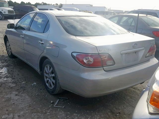 JTHBF30G730138515 - 2003 LEXUS ES 300 SILVER photo 3