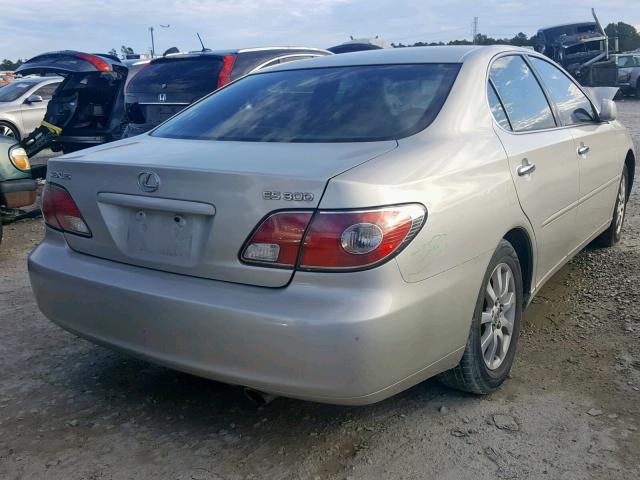 JTHBF30G730138515 - 2003 LEXUS ES 300 SILVER photo 4