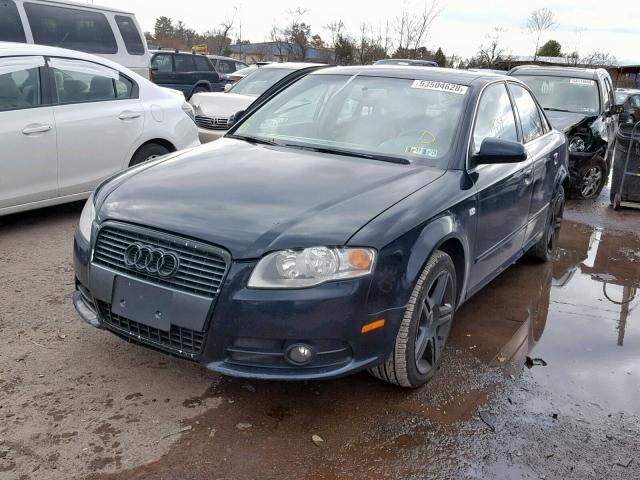 WAUDF78E48A073898 - 2008 AUDI A4 2.0T QU BLUE photo 2