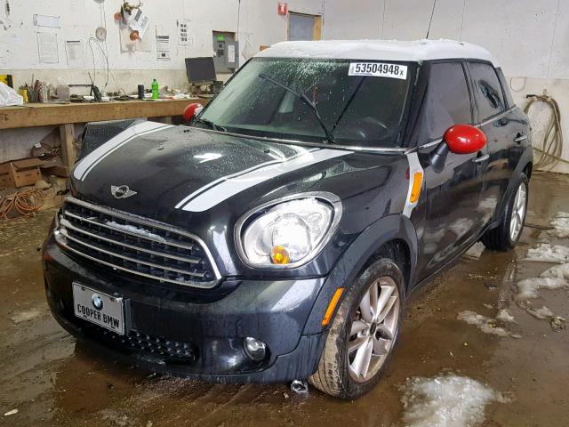 WMWZB3C5XBWH95438 - 2011 MINI COOPER COU BLACK photo 2