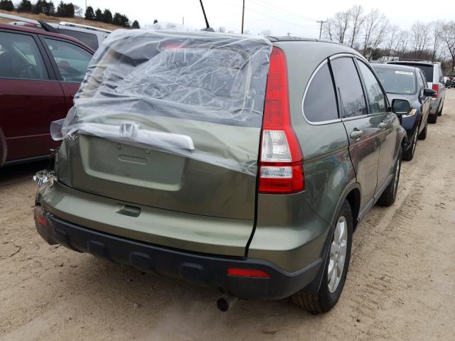 5J6RE48719L050087 - 2009 HONDA CR-V EXL GREEN photo 4