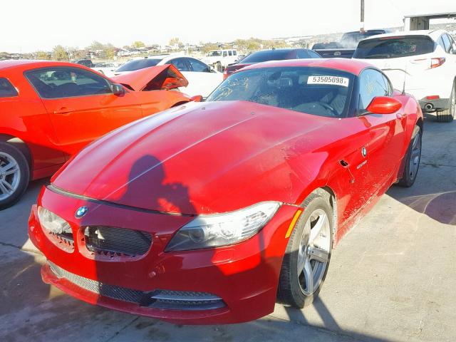 WBALL5C52DJ104480 - 2013 BMW Z4 SDRIVE2 RED photo 2