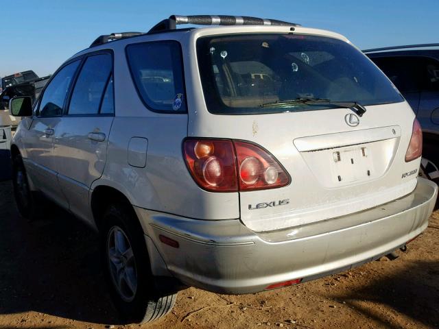 JT6GF10U7Y0073598 - 2000 LEXUS RX 300 WHITE photo 3