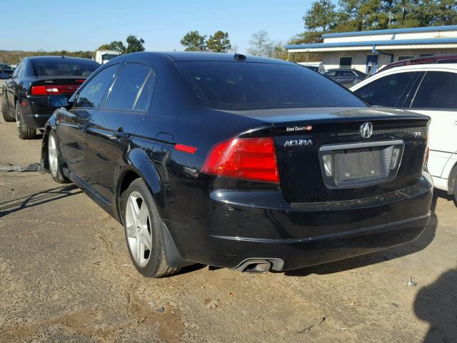 19UUA66286A039045 - 2006 ACURA 3.2TL BLACK photo 3