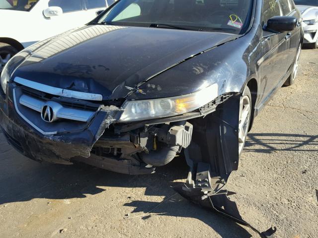 19UUA66286A039045 - 2006 ACURA 3.2TL BLACK photo 9