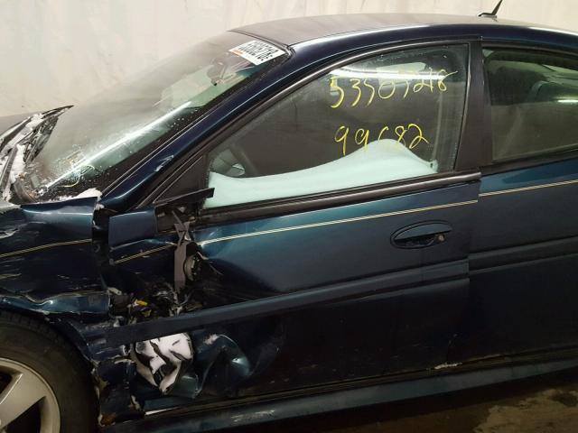 2G2WP552061179168 - 2006 PONTIAC GRAND PRIX GREEN photo 10