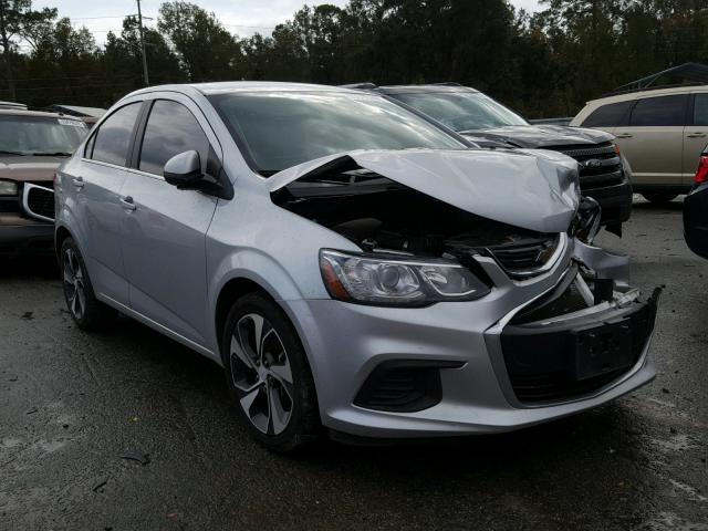 1G1JF5SB6H4126505 - 2017 CHEVROLET SONIC PREM SILVER photo 1