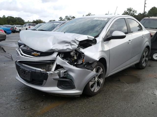 1G1JF5SB6H4126505 - 2017 CHEVROLET SONIC PREM SILVER photo 2