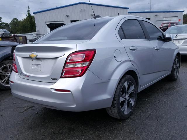 1G1JF5SB6H4126505 - 2017 CHEVROLET SONIC PREM SILVER photo 4