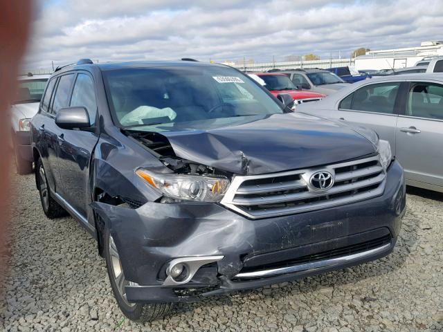 5TDDK3EH9BS051489 - 2011 TOYOTA HIGHLANDER GRAY photo 1