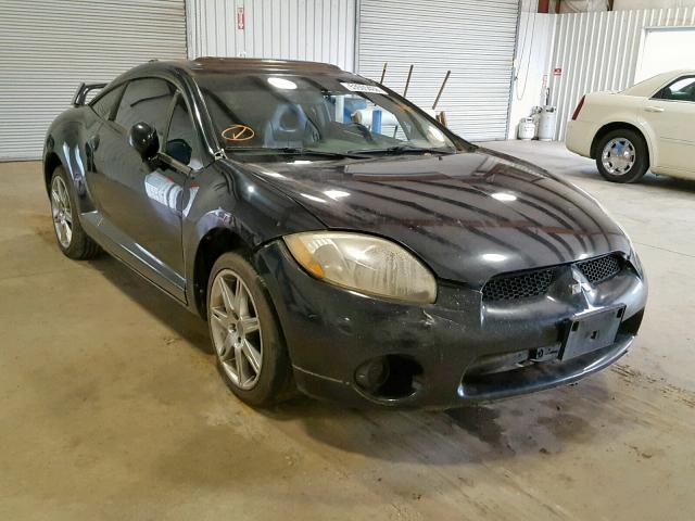 4A3AK64F88E011565 - 2008 MITSUBISHI ECLIPSE SE BLACK photo 1