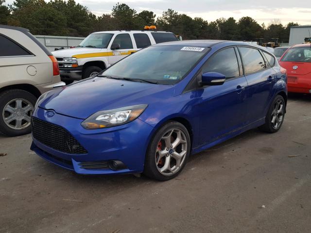 1fadp3l93el 14 Ford Focus St Blue Price History History Of Past Auctions Prices And Bids History Of Salvage And Used Vehicles