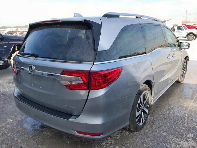 5FNRL6H98JB080252 - 2018 HONDA ODYSSEY EL SILVER photo 4