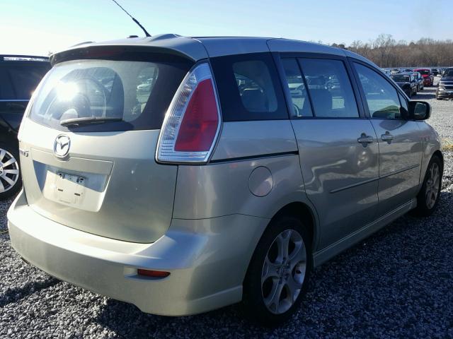 JM1CR293180312836 - 2008 MAZDA 5 TAN photo 4