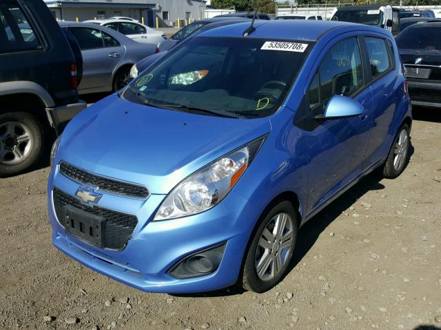 KL8CA6S99EC466176 - 2014 CHEVROLET SPARK LS BLUE photo 2