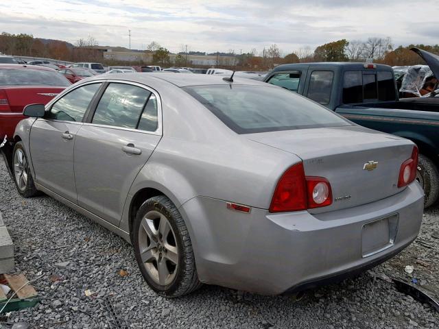 1G1ZH57B98F184960 - 2008 CHEVROLET MALIBU 1LT SILVER photo 3