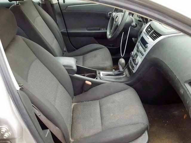 1G1ZH57B98F184960 - 2008 CHEVROLET MALIBU 1LT SILVER photo 5