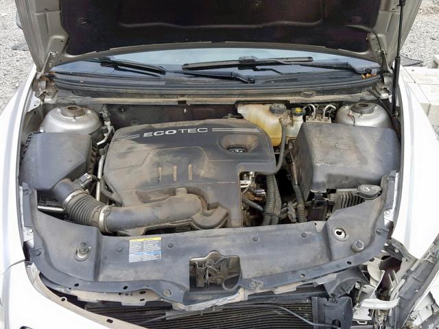 1G1ZH57B98F184960 - 2008 CHEVROLET MALIBU 1LT SILVER photo 7