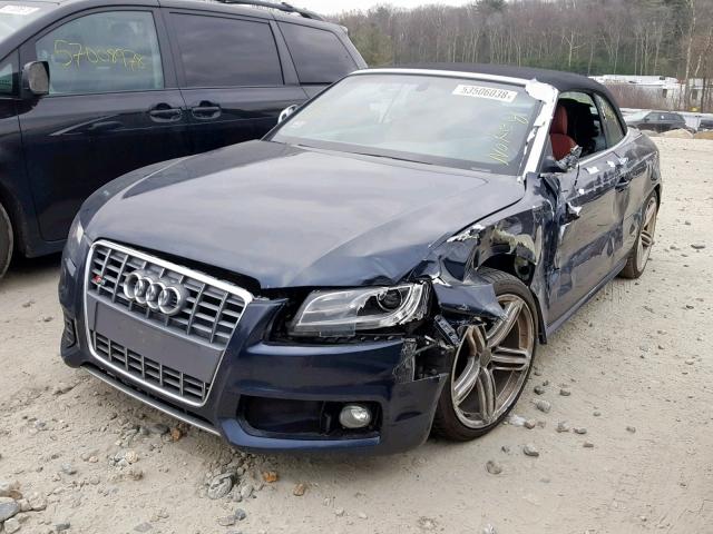 WAUVGAFH1BN021432 - 2011 AUDI S5 PRESTIG BLUE photo 2