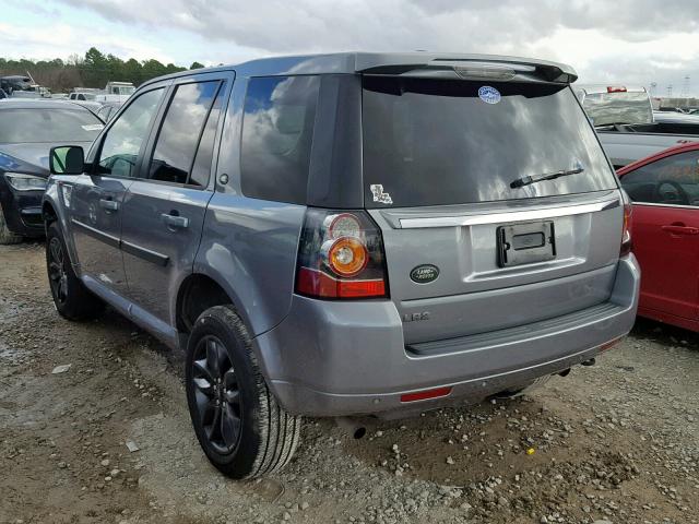 SALFR2BG2DH366029 - 2013 LAND ROVER LR2 HSE GRAY photo 3