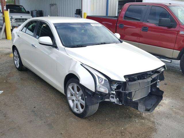 1G6AA5RA8E0160972 - 2014 CADILLAC ATS WHITE photo 1