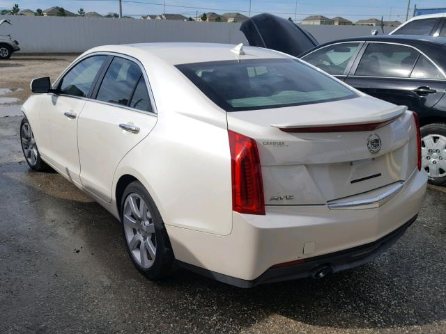 1G6AA5RA8E0160972 - 2014 CADILLAC ATS WHITE photo 3