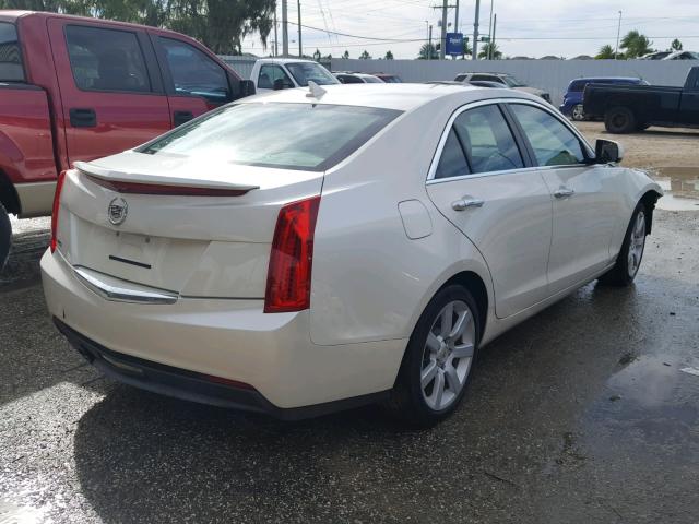 1G6AA5RA8E0160972 - 2014 CADILLAC ATS WHITE photo 4