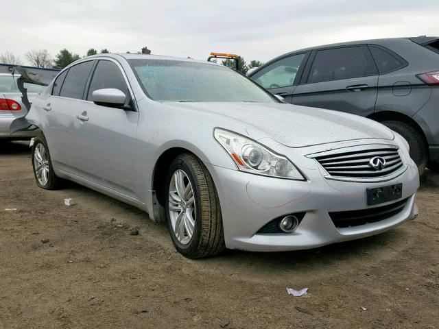 JN1CV6ARXBM350510 - 2011 INFINITI G37 SILVER photo 1