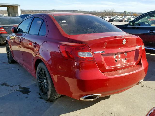 JS2RE9A39C6101017 - 2012 SUZUKI KIZASHI SE RED photo 3