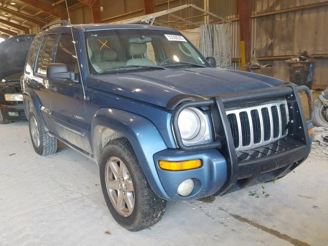 1J4GL58KX3W614963 - 2003 JEEP LIBERTY LI BLUE photo 1