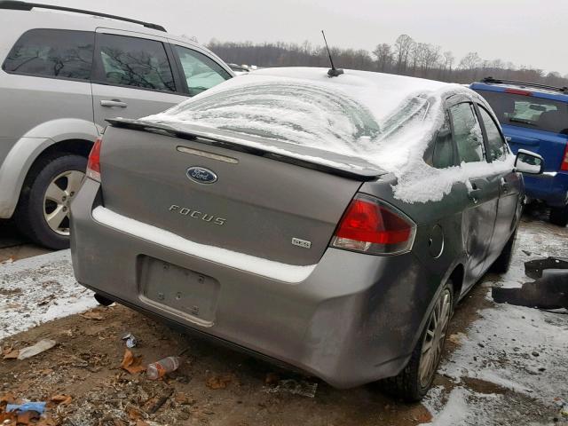 1FAHP3GN9AW235745 - 2010 FORD FOCUS SES GRAY photo 4