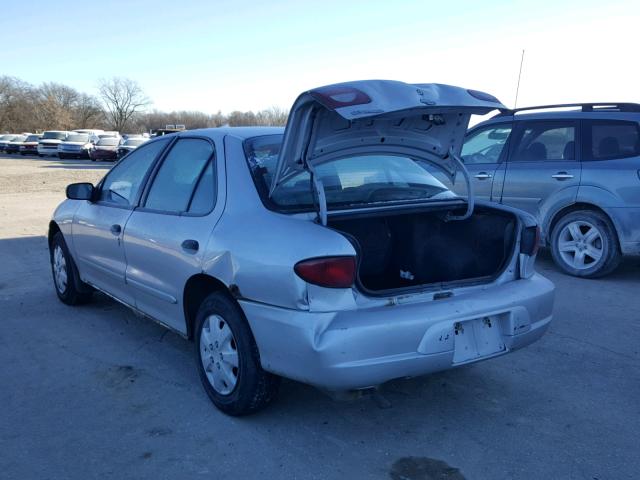 1G1JC524627396401 - 2002 CHEVROLET CAVALIER B SILVER photo 3