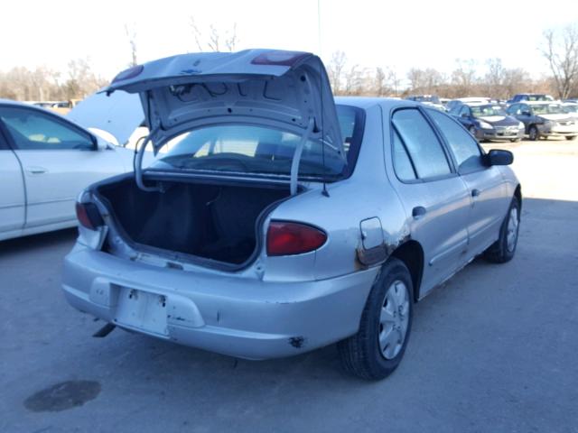 1G1JC524627396401 - 2002 CHEVROLET CAVALIER B SILVER photo 4