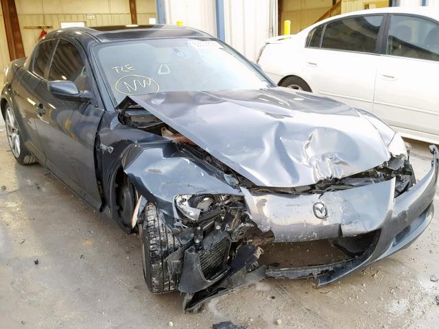 JM1FE173080215729 - 2008 MAZDA RX8 GRAY photo 1