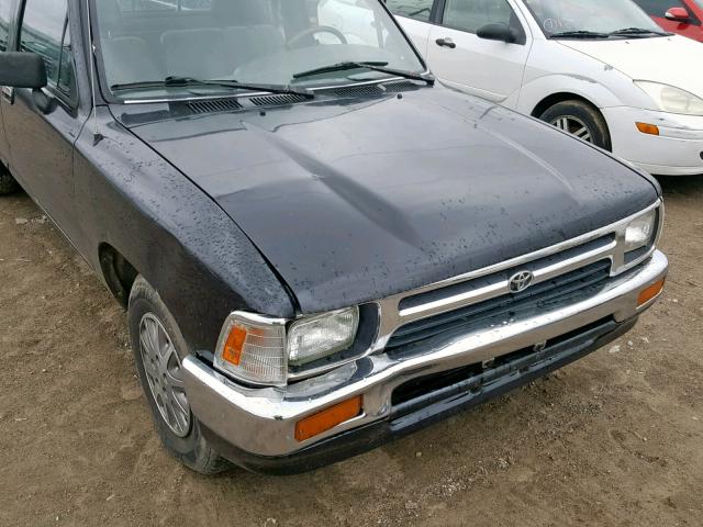 JT4RN93P4P5070491 - 1993 TOYOTA PICKUP 1/2 BLACK photo 9