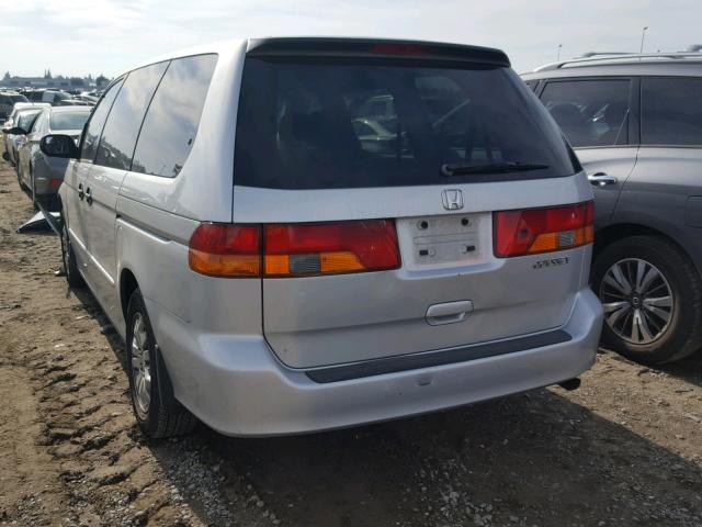 5FNRL18553B113856 - 2003 HONDA ODYSSEY LX SILVER photo 3