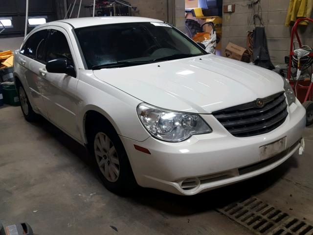 1C3LC46K48N186004 - 2008 CHRYSLER SEBRING LX WHITE photo 1