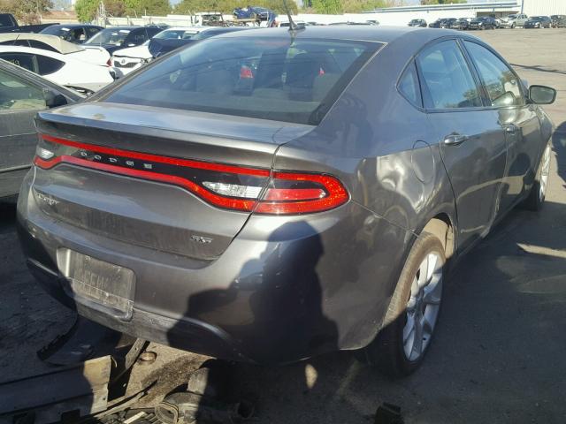 1C3CDFBA9DD143185 - 2013 DODGE DART SXT GRAY photo 4