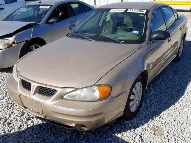 1G2NE52F14M646009 - 2004 PONTIAC GRAND AM S GOLD photo 2