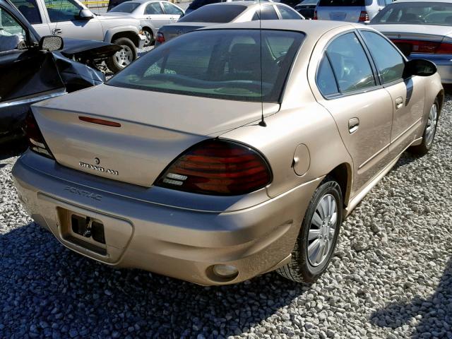 1G2NE52F14M646009 - 2004 PONTIAC GRAND AM S GOLD photo 4