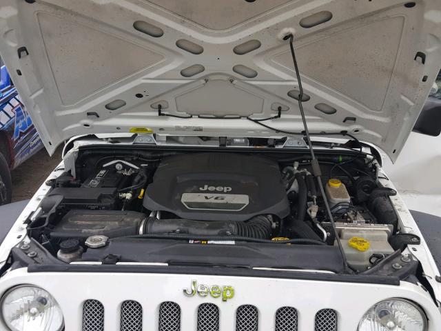 1C4AJWAG9FL597866 - 2015 JEEP WRANGLER S WHITE photo 7