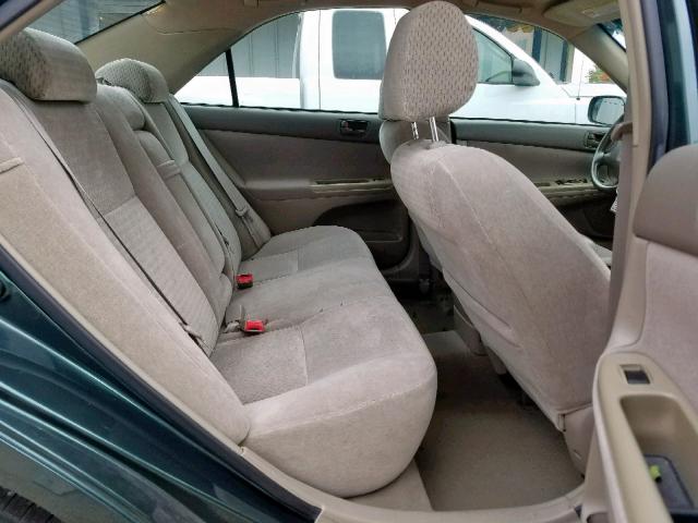4T1BF32K72U518654 - 2002 TOYOTA CAMRY LE GREEN photo 6