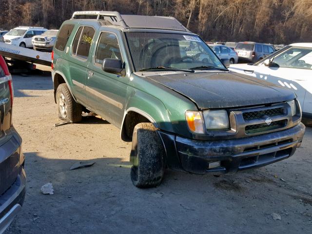 5N1ED28Y61C587056 - 2001 NISSAN XTERRA XE GREEN photo 1