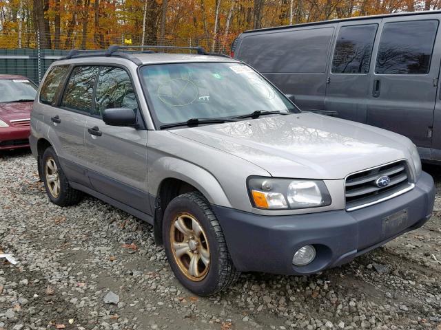 JF1SG63645H754864 - 2005 SUBARU FORESTER SILVER photo 1