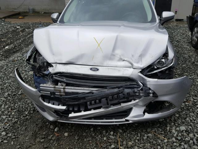 3FA6P0G71DR328273 - 2013 FORD FUSION S SILVER photo 9