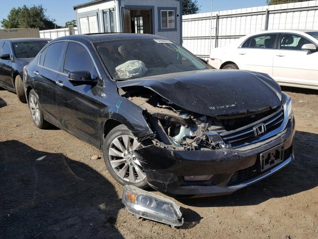 1HGCR2F86FA265487 - 2015 HONDA ACCORD EXL BLACK photo 1